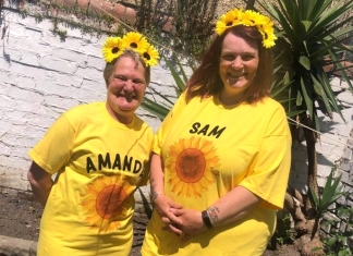 Burnham-On-Sea fundraisers Mandy Starks and Sam Roberts