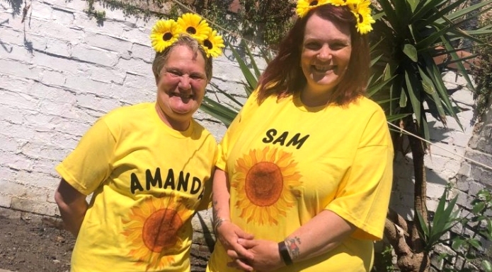 Burnham-On-Sea fundraisers Mandy Starks and Sam Roberts