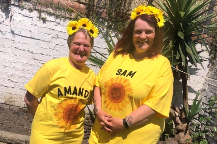 Burnham-On-Sea fundraisers Mandy Starks and Sam Roberts