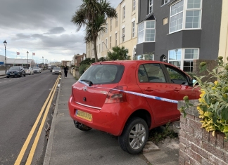 Burnham-On-Sea seafront crash