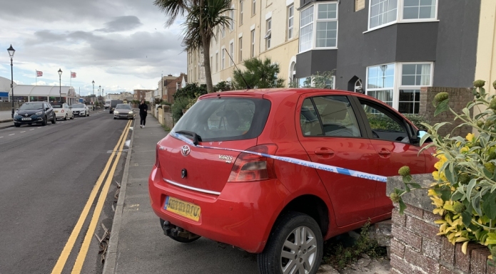 Burnham-On-Sea seafront crash
