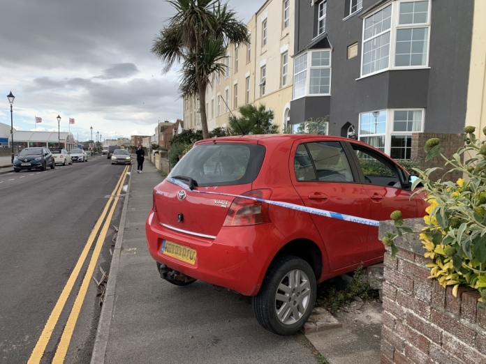 Burnham-On-Sea seafront crash
