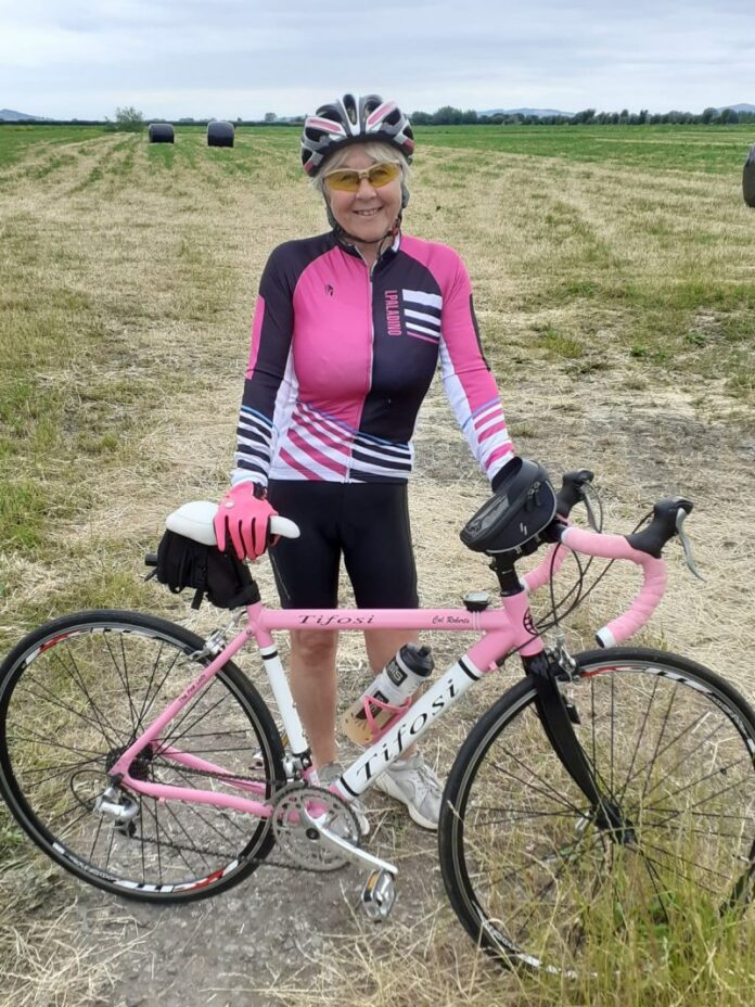 Burnham-On-Sea cyclist Carol Roberts
