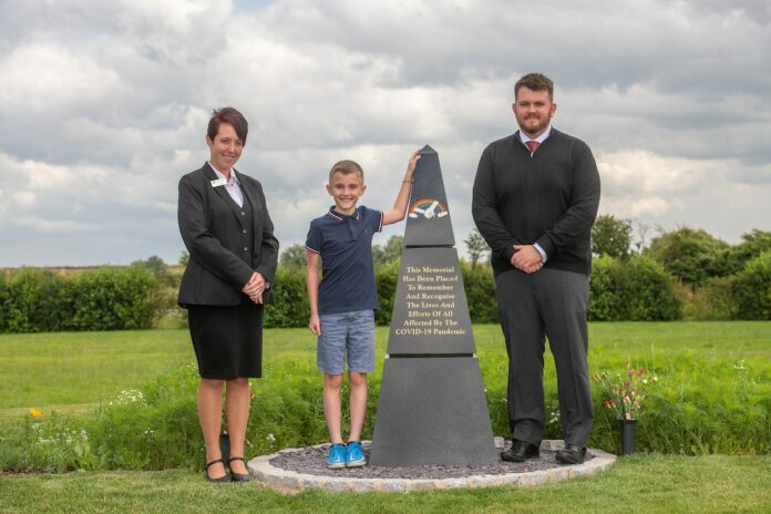 Laura Williams, Site Manager. Jake Insall, Competition Winner. Matt Brook, Commercial & Operations Manager.