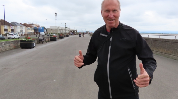 Burnham-On-Sea charity runner Jason Vickers