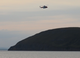 Coastguard helicopter