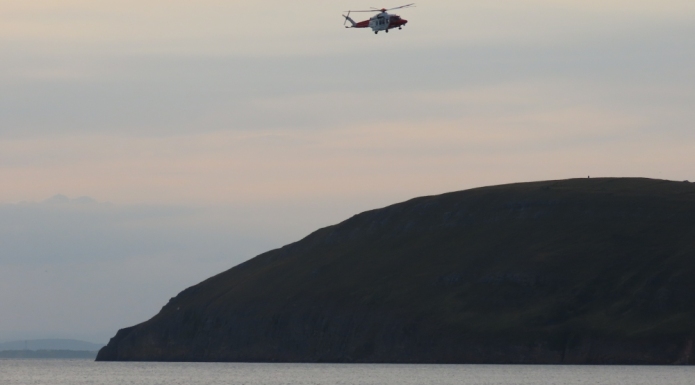 Coastguard helicopter