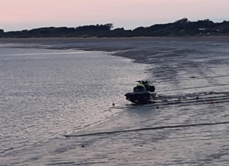 Coastguards called to stranded jet ski on Burnham beach after owner misjudged tide