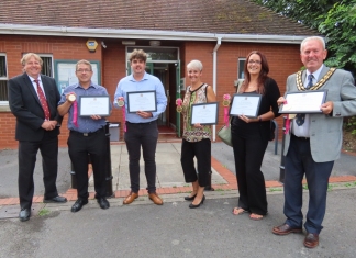 Burnham and Highbridge somerset medal winners