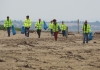 EDF Hinkley Point C team's Berrow beach litter clean near Burnham-On-Sea