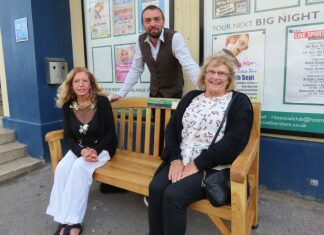 Burnham-on-Sea Ritz Social Club bench