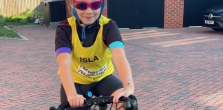 Burnham-On-Sea youngster Isla Ferguson, 8, with Cystic Fibrosis has raised over £2,300 for a charity that supports people with the condition