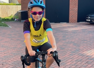 Burnham-On-Sea youngster Isla Ferguson, 8, with Cystic Fibrosis has raised over £2,300 for a charity that supports people with the condition