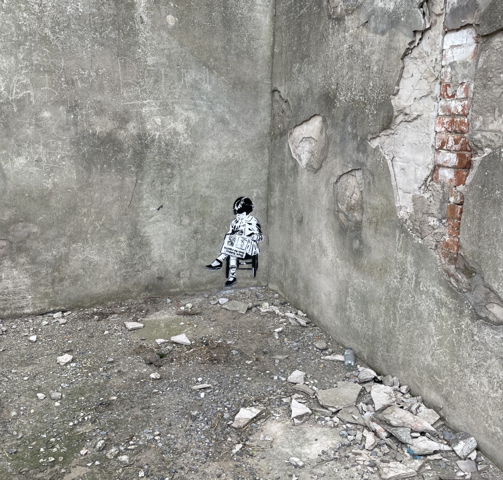 Brean Banksy artwork