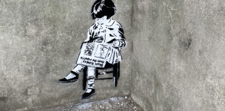 Brean Banksy artwork