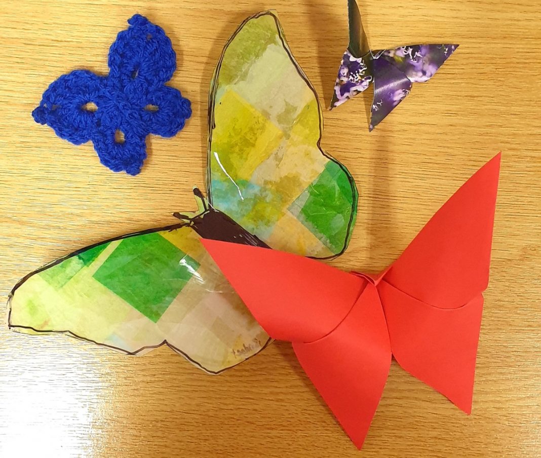 Activities for Dementia Patients: Butterfly Craft