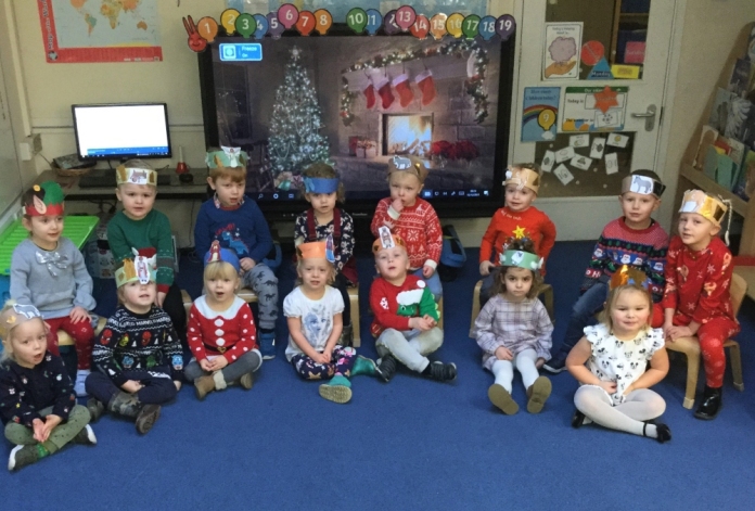 Berrow Preschool get into the Christmas spirit with their own virtual nativity show