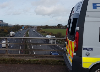 Police on M5 motorway