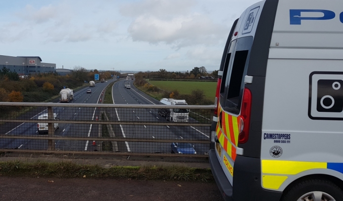 Police on M5 motorway