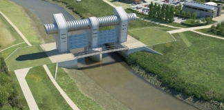 Bridgwater tidal barrier