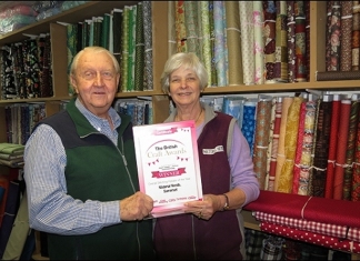 John Edwards, 86, ran popular Burnham High Street business Material Needs with his wife Katharine