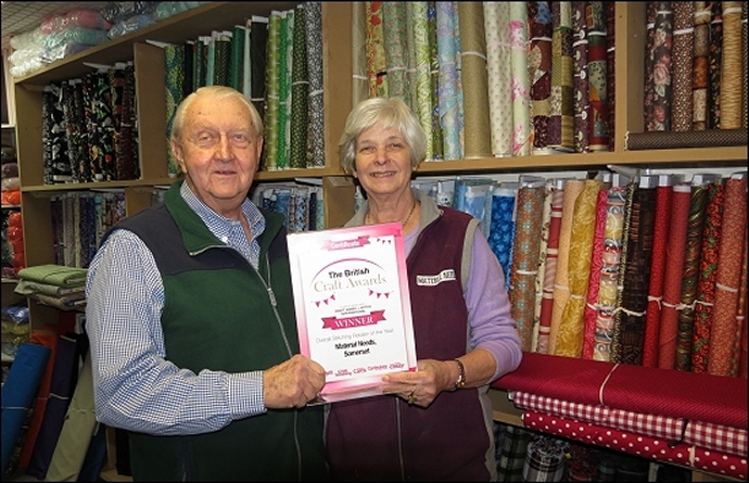 John Edwards, 86, ran popular Burnham High Street business Material Needs with his wife Katharine