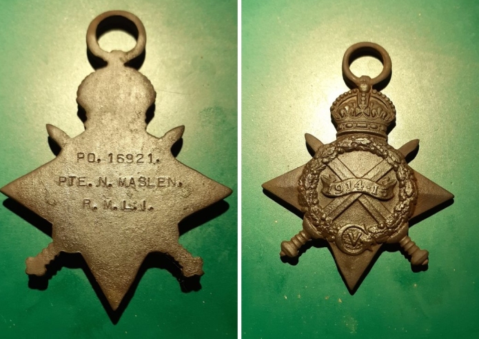 Wartime medal found in Alstone near Highbridge