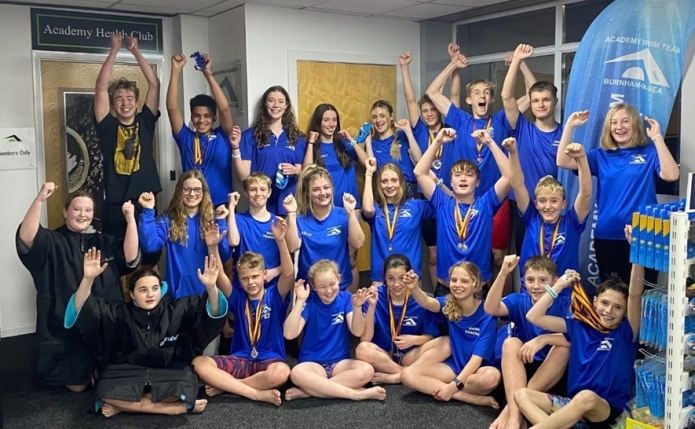 Burnham-On-Sea's Academy Swim Team are celebrating their best ever County Championships after numerous successes.