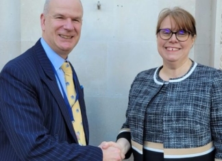 PCC Mark Shelford and Claire Hiscott Deputy Police and Crime Commissioner