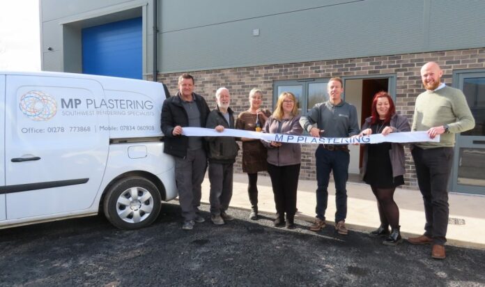 MP Plastering Highbridge opens new bigger premises as it expands