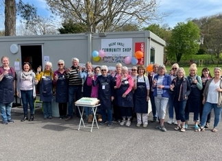 Brent Knoll Shop volunteers