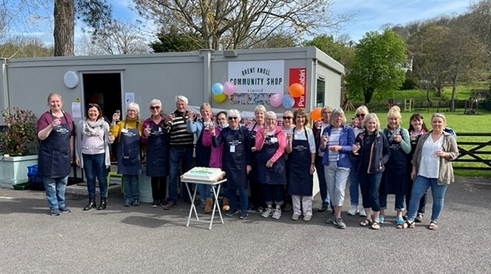Brent Knoll Shop volunteers