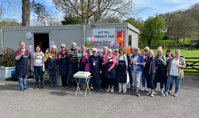 Brent Knoll Shop volunteers