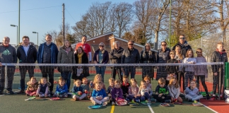Burnham-On-Sea's Avenue Tennis Club has re-opened its Court Number 9