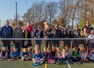 Burnham-On-Sea's Avenue Tennis Club has re-opened its Court Number 9
