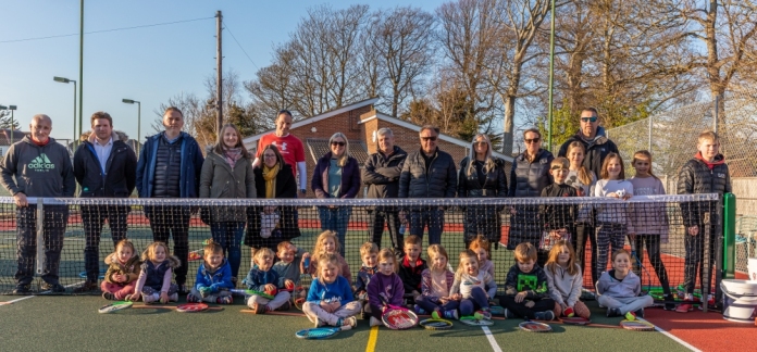 Burnham-On-Sea's Avenue Tennis Club has re-opened its Court Number 9