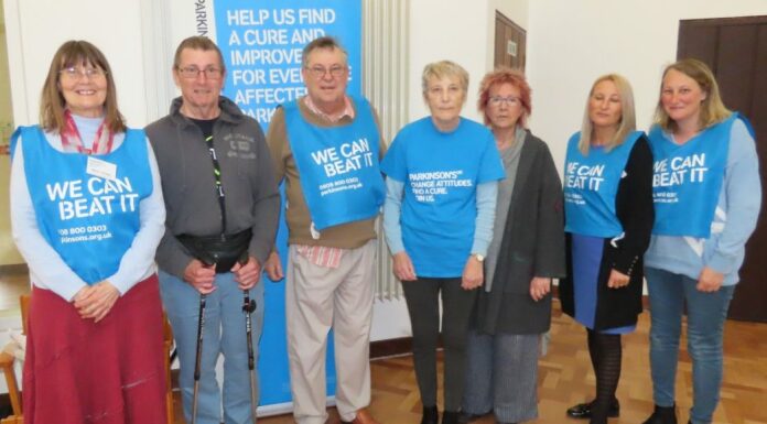 Parkinson’s UK’s Burnham on Sea group