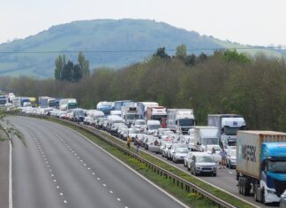 M5 near Burnham-On-Sea