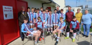 Burnham United football club has been visited by the town’s Mayor after unveiling several recent upgrades funded by a Town Council grant.