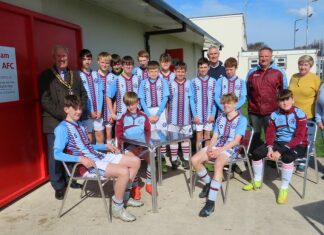 Burnham United football club has been visited by the town’s Mayor after unveiling several recent upgrades funded by a Town Council grant.