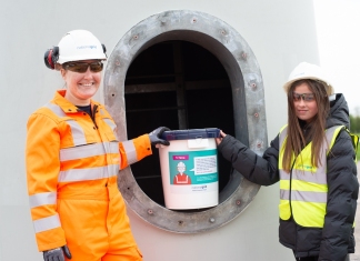 Time capsule placed inside Hinkley Point T-pylon near Burnham by pupils