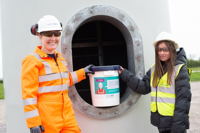 Time capsule placed inside Hinkley Point T-pylon near Burnham by pupils