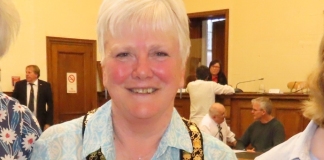 Mayor of Burnham-On-Sea and Highbridge Cllr Lesley Millard