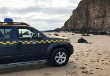 Burnham-On-Sea Coastguards on Brean Beach