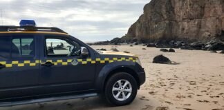 Burnham-On-Sea Coastguards on Brean Beach