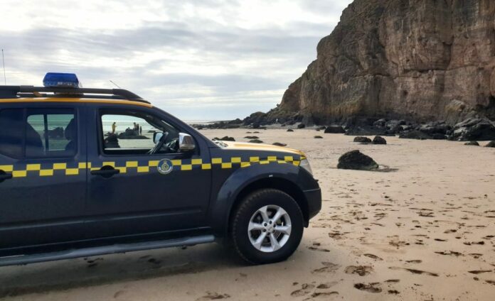 Burnham-On-Sea Coastguards on Brean Beach