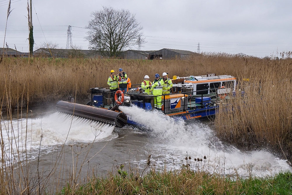 river dredging