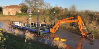 river dredging