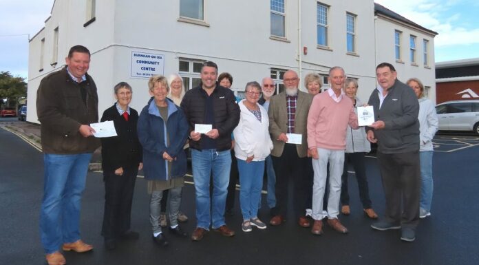 Burnham-On-Sea Community Centre roof appeal given £2,000 boost by Freemasons
