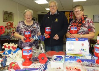 Poppy Appeal launch in Burnham-On-Sea